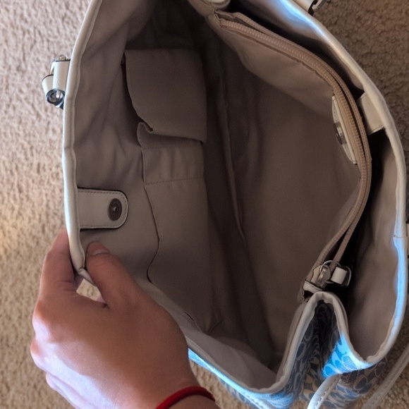 COACH Vintage Signature Carryall Chambray Canvas Bag - Picture 7 of 11